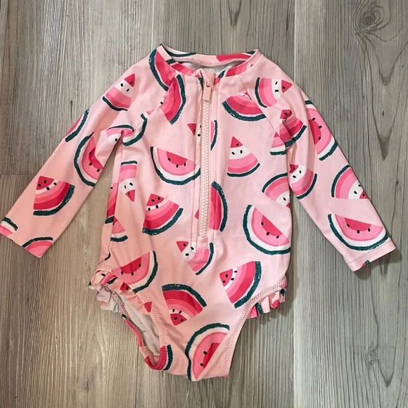 Old Navy Watermelon Print Kids Swimwear - Picture 2 of 3